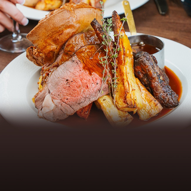 Sunday menu at The Wicked Lady