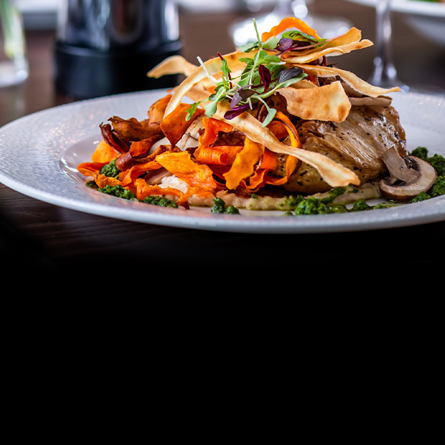 Vegan menu at The Wicked Lady