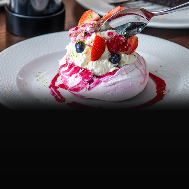 Dessert menu at The Wicked Lady