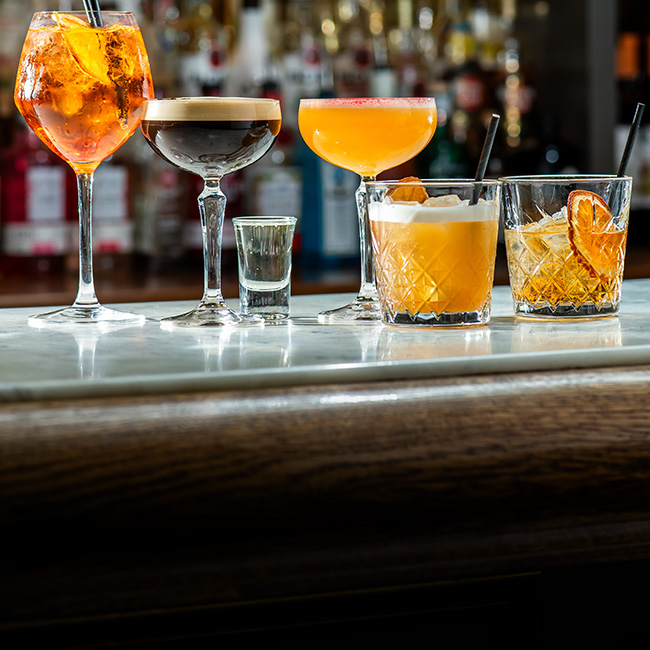 Wine & Drinks menu at The Wicked Lady