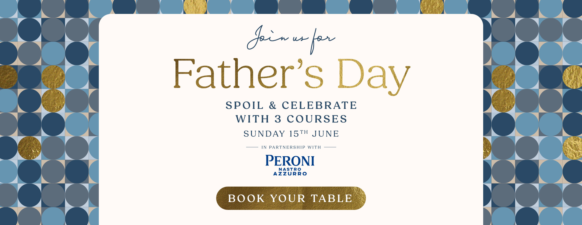 Father’s Day menu St Albans