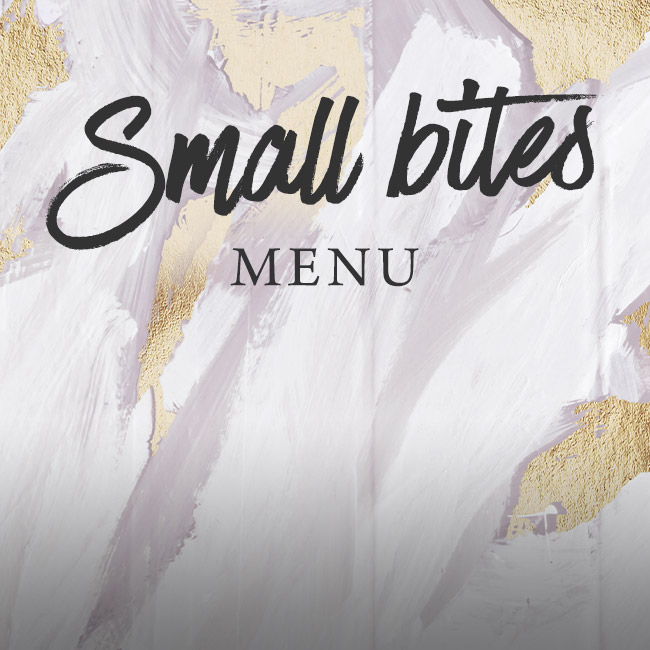 Small Bites menu at The Wicked Lady 